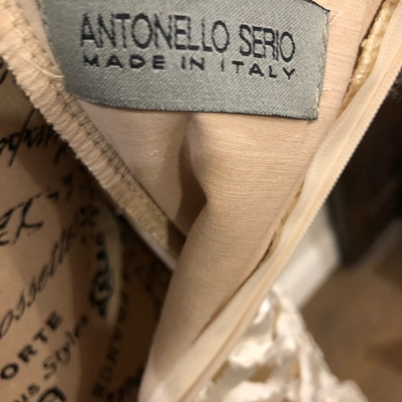 Antenello Serio Designer Ribbon Appliqué Dress - Picture 7 of 7